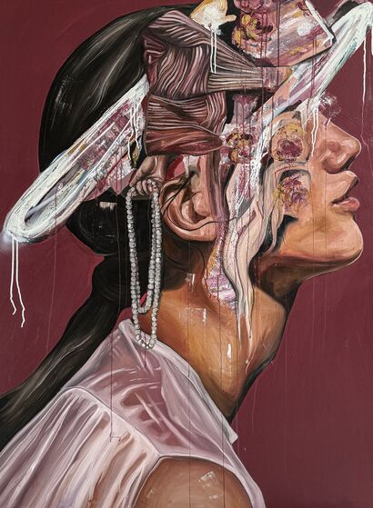 Never hers  - a Paint Artowrk by Laura Sophie  Saß