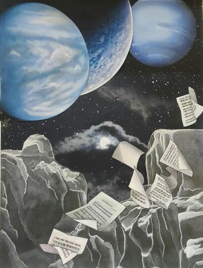 Omaggio a Gustav Holst  - a Paint Artowrk by Ilaria Sartori