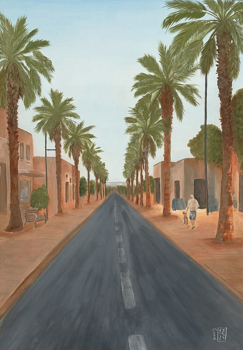 Portrait of TLV - a Paint by Elena Gorn