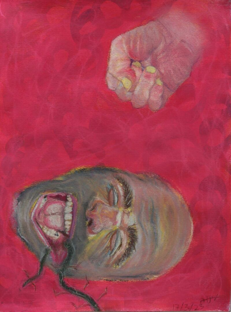 ADAM VE HAVA (ADAM) - a Paint by Linda Shlafer