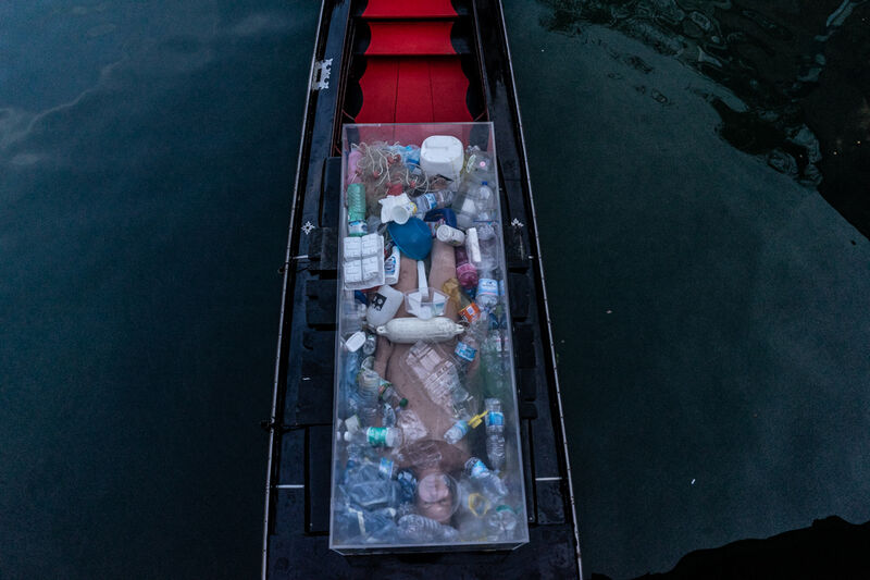 Death by Plastic (Venice) - a Photographic Art by Anne-Katrin Spiess