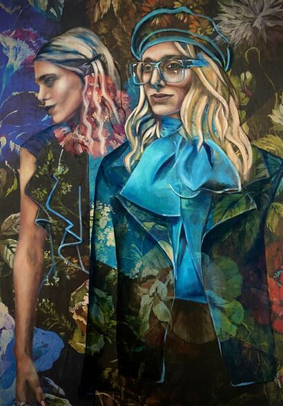 Freya & Bast - a Paint Artowrk by Eva  O\'Donovan