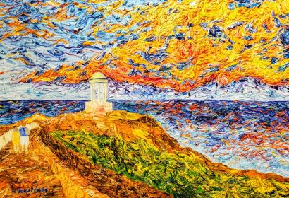 'A deux…', Collection 'Infinity Bay' - a Paintings Artwork by Dr. Halyna Vakulenko