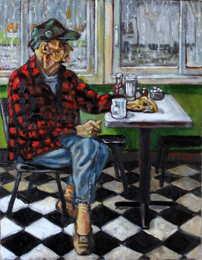 Breakfast - a Paint Artowrk by Paul Herman