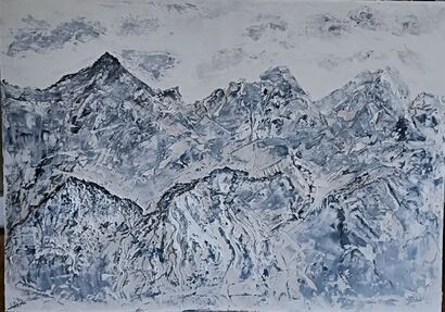 Swiss Alps - a Paint Artowrk by mamoune