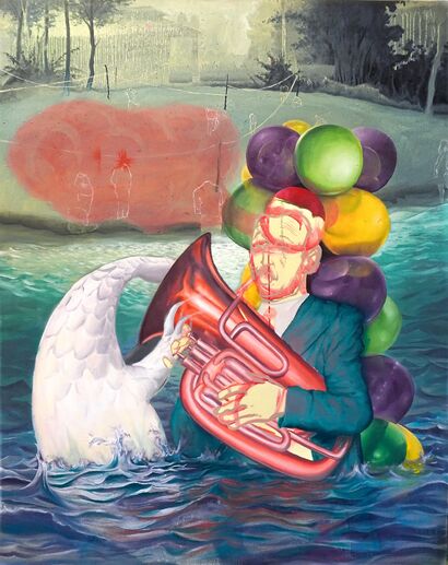 Capriccio for Tuba - a Paint Artowrk by Andrea Balladelli