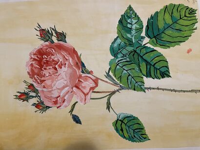 The Rose - a Paint Artowrk by carlotta maramarco
