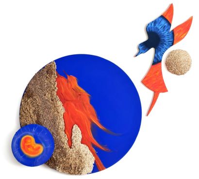 Hummingbird Lullaby - a Paintings Artwork by Oana Stirbu