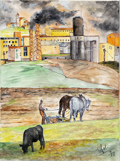 Nero - Black Gold (oro nero) - a Paintings Artwork by Giuseppe Filipponi