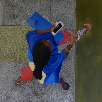 Parisian 4 - a Paintings Artwork by Belaubre Yves