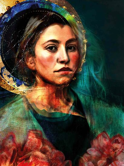 “For an Unknown Woman” - a Digital Art Artowrk by Sari Prieto