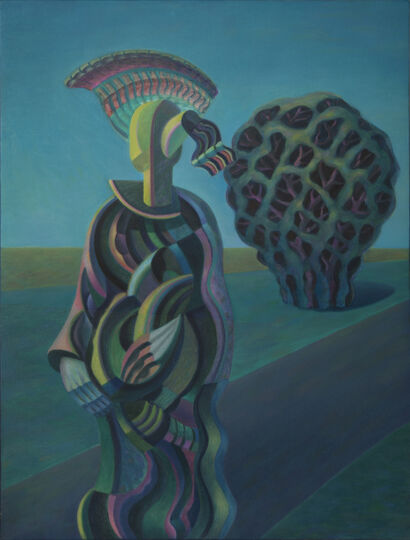 Woman on the way - a Paint Artowrk by Ibragim Shanaev