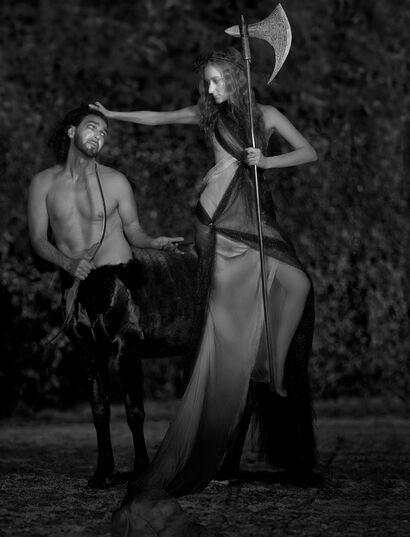 Pallas Athena and the Centaur - a Photographic Art Artowrk by Paal Anand