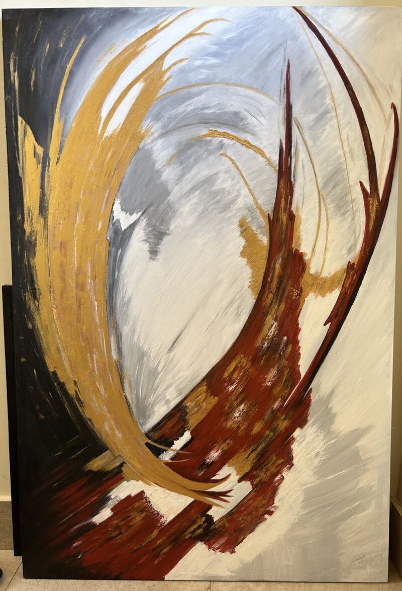 The ellipse  - a Paintings by Nihal Abdelmaged