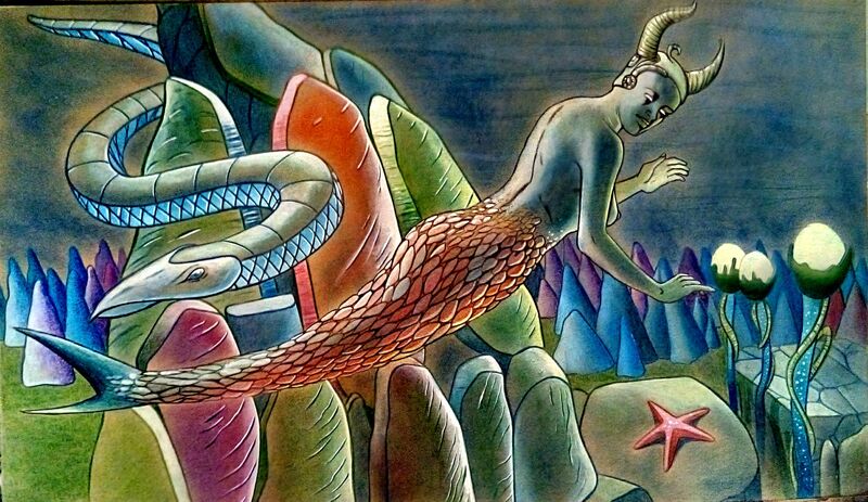 Sirena - a Paint by Alberto Dabrilli