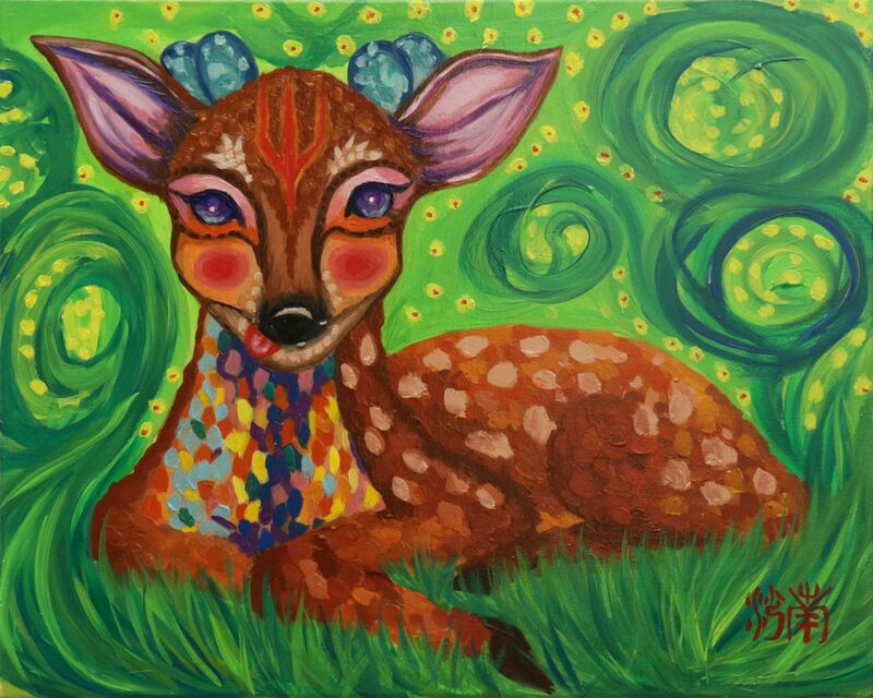 Magic Deer - a Paint by SANA 沙南