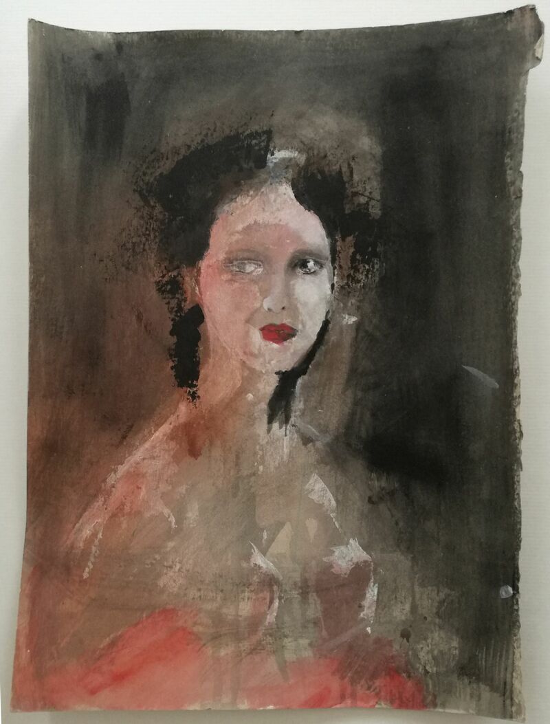 la Dama - a Paint by Angela Maria Iuliano