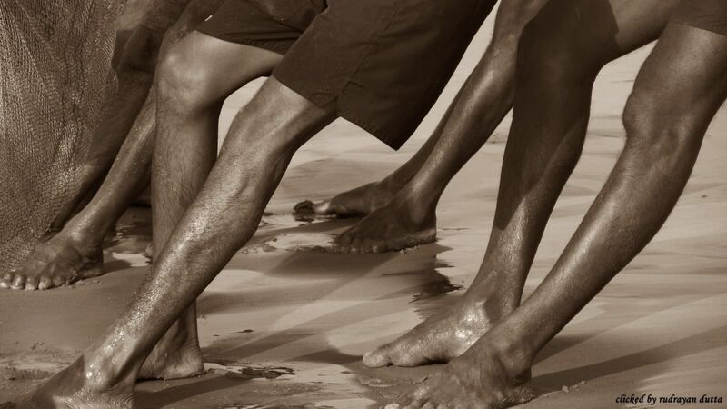 Rethem of legs  - a Photographic Art by RUDRAYAN DUTTA