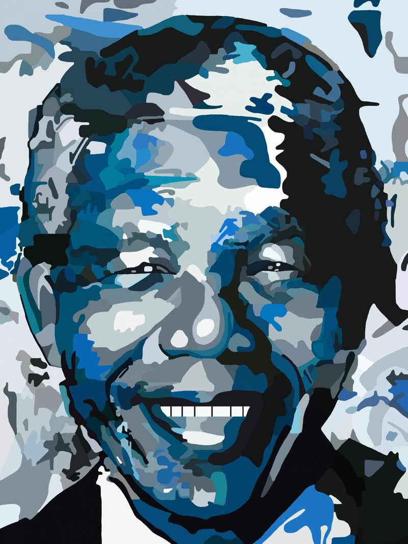 Nelson Mandela - a Digital Art by The Paintbox Designs
