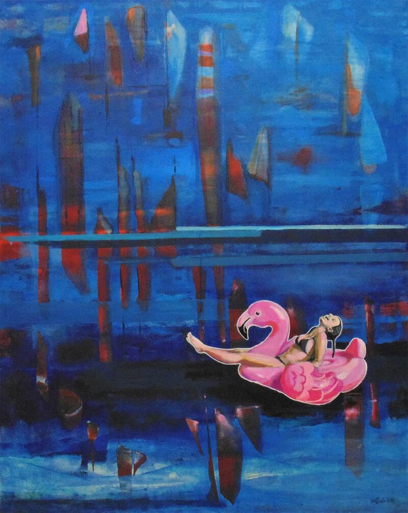Pink holidays - a Paintings by izaSak