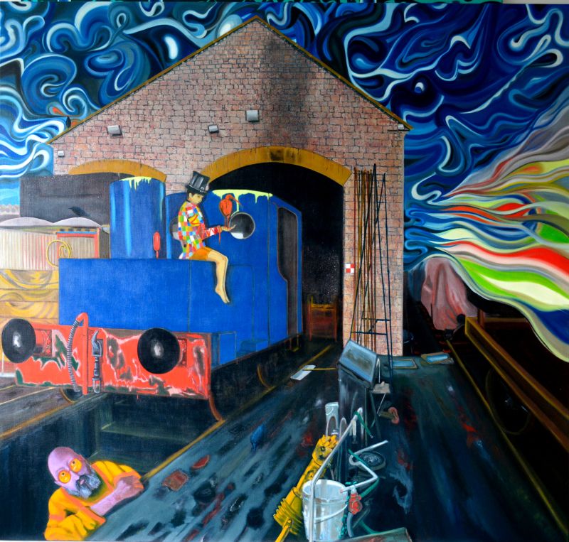 Transcending Shadows 1 - a Paintings by Pedro  Ramalho