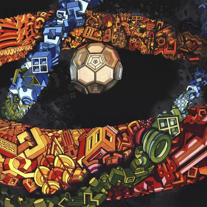 Saturno - a Paint Artowrk by Smacca