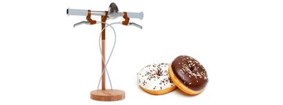 Desk lamp (Chocolate donut) - A Art Design Artwork by Industrial Kid