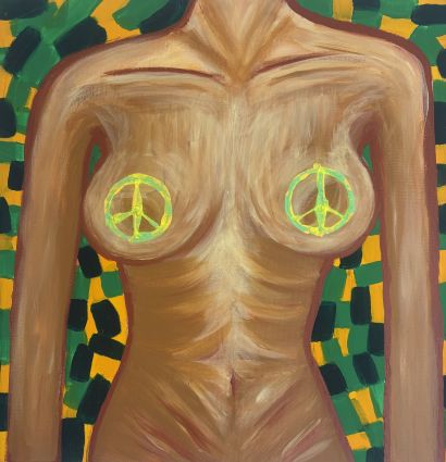 Ceasefire in the flesh  - A Paintings Artwork by Debbi