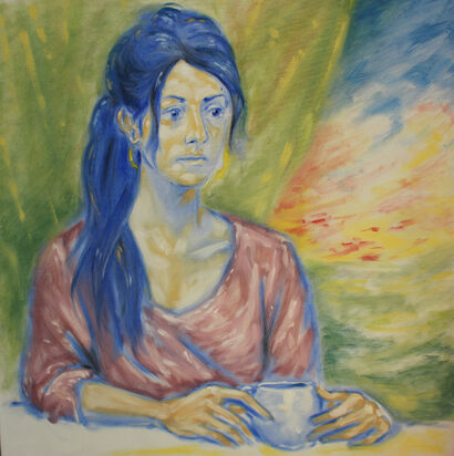 portrait of girl - a Paint Artowrk by Pasquale Dominelli
