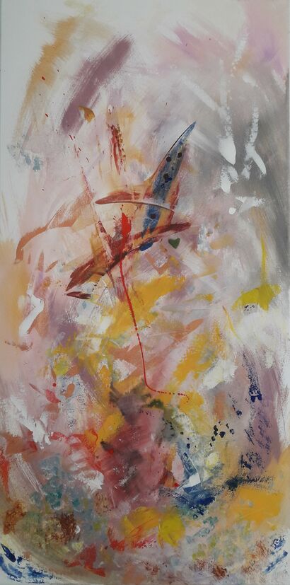 Abstract by Mary-Euclinia number 032 - a Paint Artowrk by Mary-Euclinia