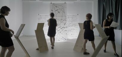 Words are silent by the emotion - A Performance Artwork by Susana Solis Garcia