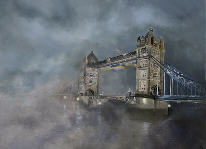 LONDON FOG - a Paint Artowrk by Zara Jutsum