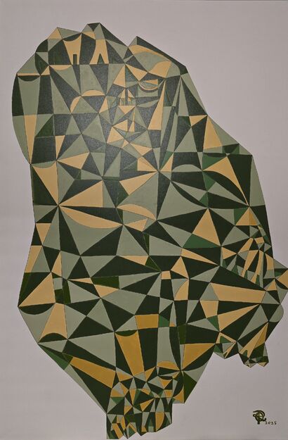 Donna seduta - a Paint Artowrk by Reda Omar WLO®