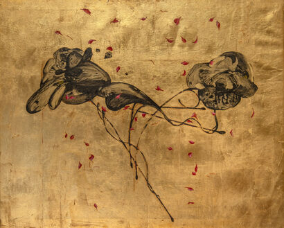 Cadono i petali, scompaiono i giganti - a Paint Artowrk by Stefano Boschetti 