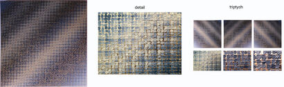 Atoms Waves 2 (part of a triptych) - A Paint Artwork by Maca