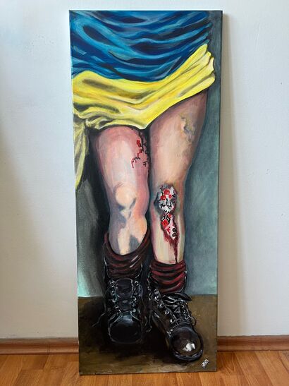 Unbent, unbroken  - a Paint Artowrk by Tetiana Domino