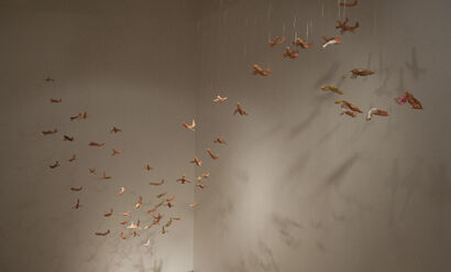 There is always a piece of sky to soar - a Sculpture & Installation Artowrk by Micaela Vivero