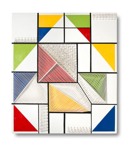 Pensando e rielaborando Mondrian - a Sculpture & Installation Artowrk by Massimo Savio
