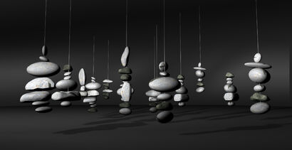 The Stone Constellation - a Sculpture & Installation Artowrk by Airy fairy