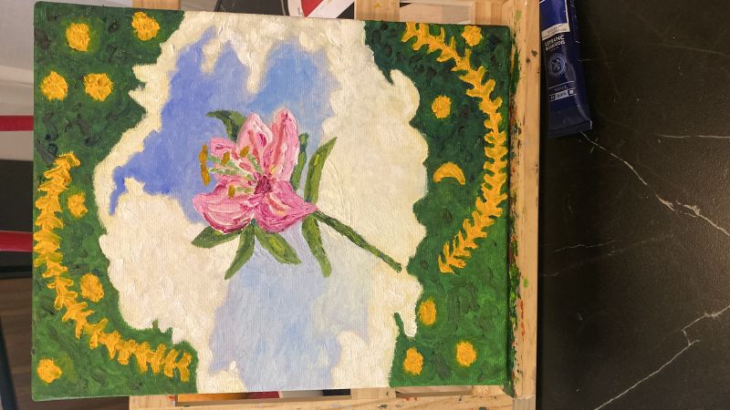 Beauty in green - a Paintings by Fal