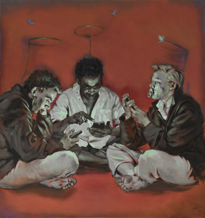 three saints - a Paint by Gerd Mosbach