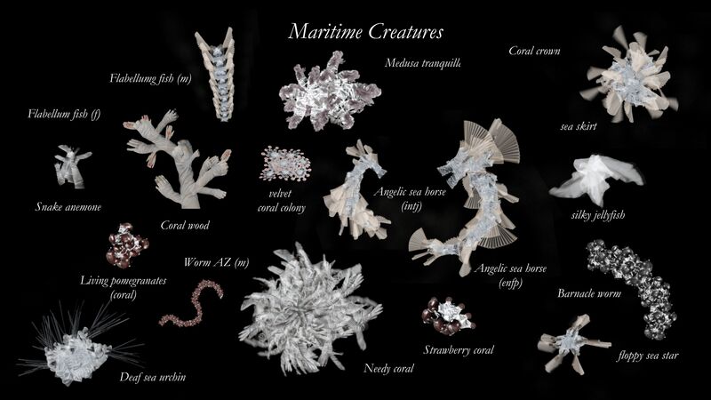 ACTING MATTER - maritime creatures I - a Video Art by Christina Hellmerich