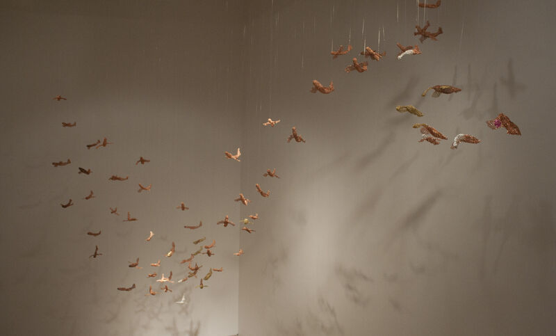 There is always a piece of sky to soar - a Sculpture & Installation by Micaela Vivero