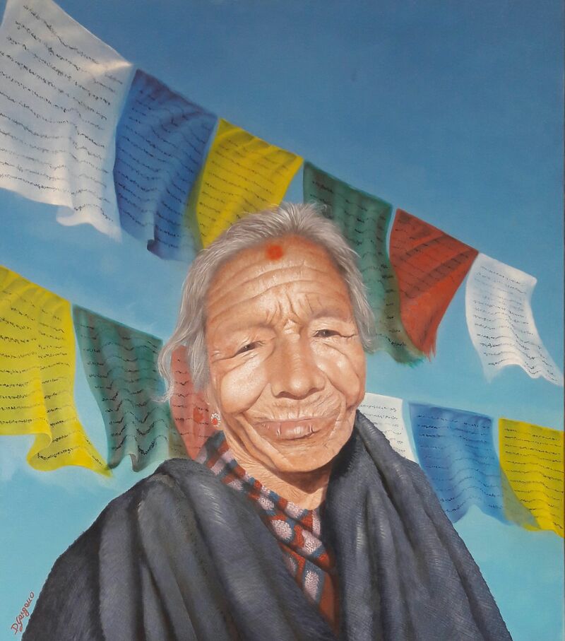 DONNA NEPALESE - a Paint by DANIELA GARGANO