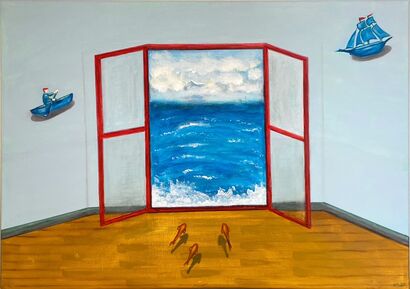 Ocean Love  - a Paint Artowrk by Gabriele Martin