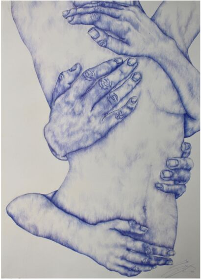 „Touch Me, Don’t Touch Me“ - A Paint Artwork by Sofie Rhomberg