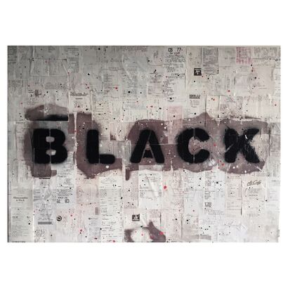 BLACK - a Paint Artowrk by #unmancone
