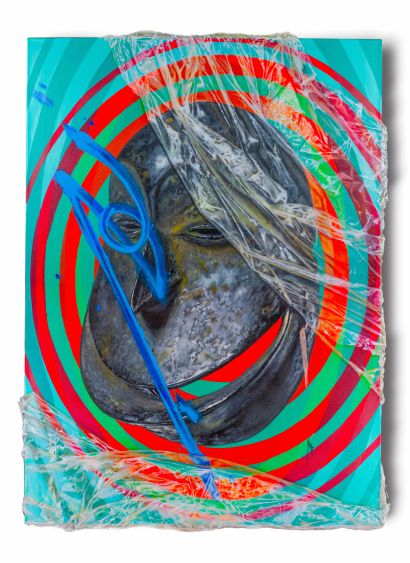 Mask and Color 2/3 - a Paintings Artwork by armand lenta