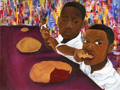 Humble Pie - A Paint Artwork by Krystal Rhema Wharton