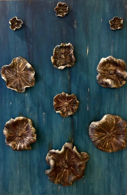 The WALL JEWELS Collection, Flowery - a Sculpture & Installation Artowrk by DuminDa